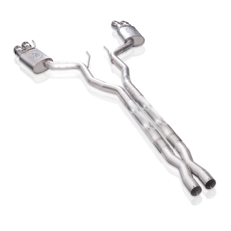 Picture of Stainless Works, 2018+ Mustang GT, Without valve 3" Stainless Steel exhaust.