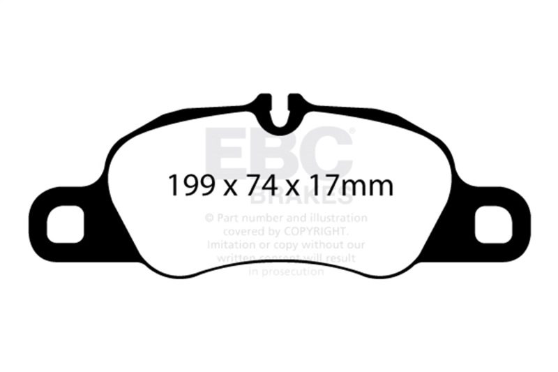 Picture of EBC Yellowstuff Brake Pad Sets - DP42057R