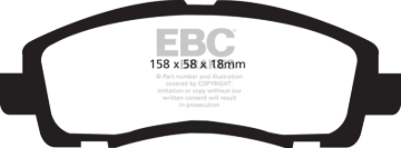 Picture of EBC Greenstuff Brake Pad Sets - DP21753