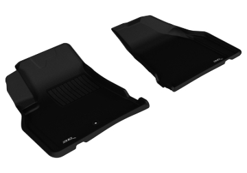 Picture of 3D MAXpider ACE Kagu-Front-Black Floor Mats - L1BC02211509