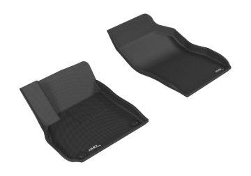 Picture of 3D MAXpider ACE Kagu-Front-Black Floor Mats - L1BC03311509