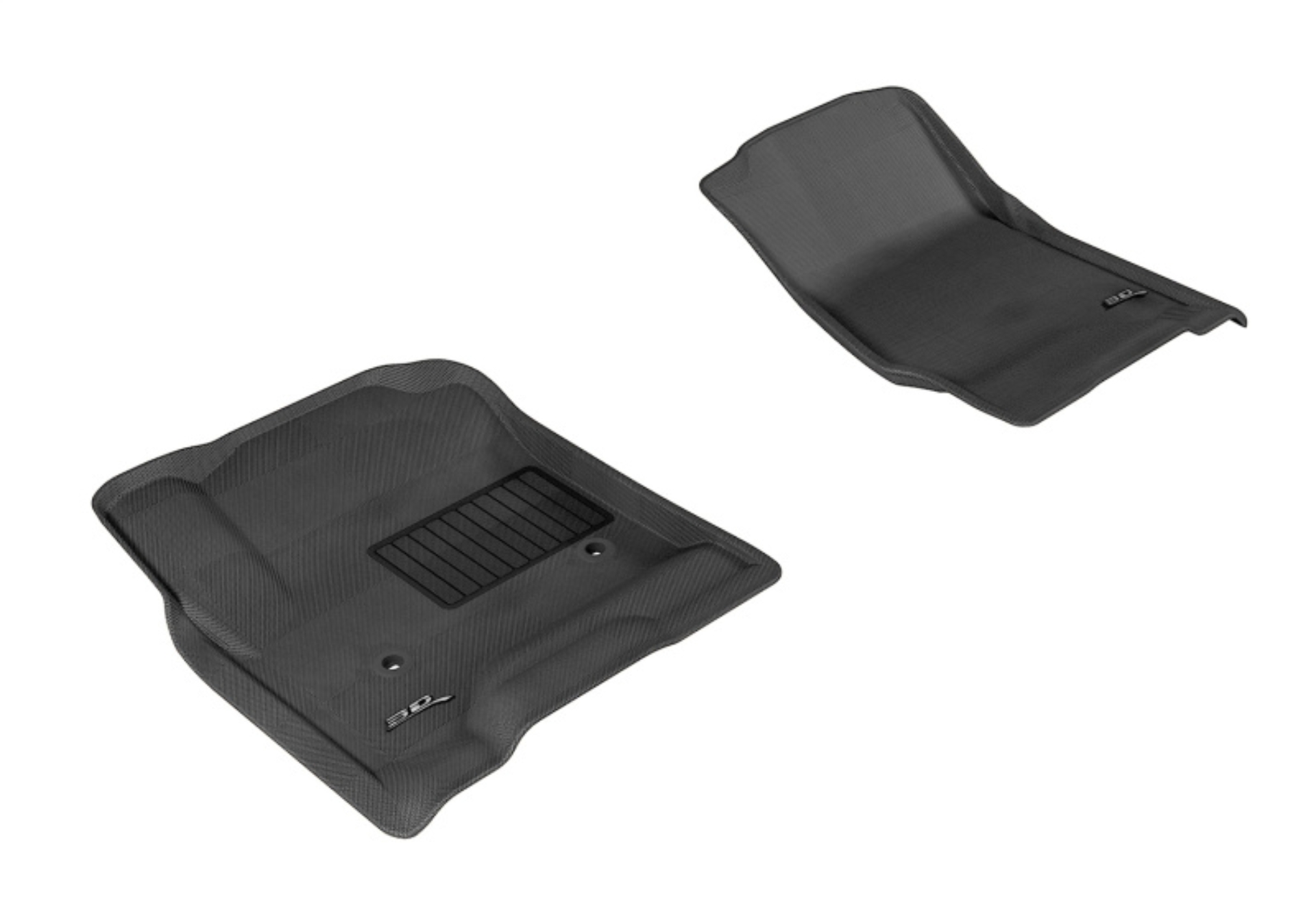 Picture of 3D MAXpider ACE Kagu-Front-Black Floor Mats - L1CH03911509