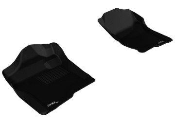 Picture of 3D MAXpider ACE Kagu-Front-Black Floor Mats - L1CH04711509