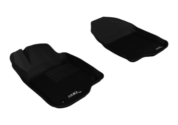 Picture of 3D MAXpider ACE Kagu-Front-Black Floor Mats - L1CH04811509