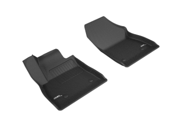 Picture of 3D MAXpider ACE Kagu-Front-Black Floor Mats - L1CH07611509