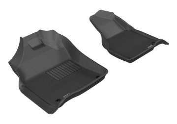 Picture of 3D MAXpider ACE Kagu-Front-Black Floor Mats - L1DG01911509