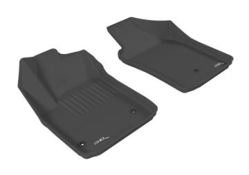 Picture of 3D MAXpider ACE Kagu-Front-Black Floor Mats - L1FA00311509