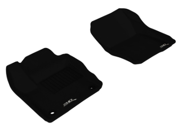 Picture of 3D MAXpider ACE Kagu-Front-Black Floor Mats - L1FR02911509