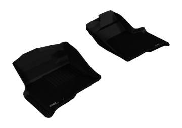 Picture of 3D MAXpider ACE Kagu-Front-Black Floor Mats - L1FR06711509