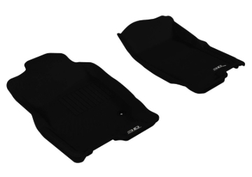 Picture of 3D MAXpider ACE Kagu-Front-Black Floor Mats - L1FR03511509