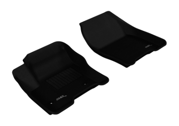 Picture of 3D MAXpider ACE Kagu-Front-Black Floor Mats - L1FR05611509