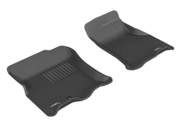 Picture of 3D MAXpider ACE Kagu-Front-Black Floor Mats - L1FR07611509
