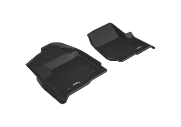 Picture of 3D MAXpider ACE Kagu-Front-Black Floor Mats - L1FR10711509