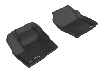 Picture of 3D MAXpider ACE Kagu-Front-Black Floor Mats - L1FR10611509