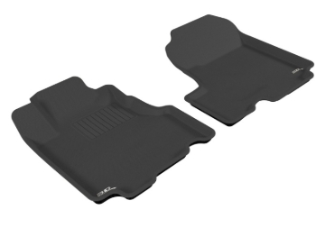 Picture of 3D MAXpider ACE Kagu-Front-Black Floor Mats - L1HD00611509