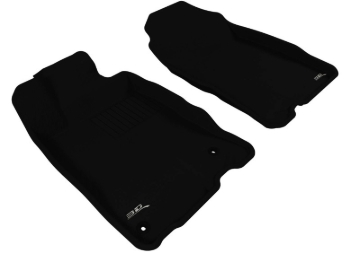Picture of 3D MAXpider ACE Kagu-Front-Black Floor Mats - L1HD03511509