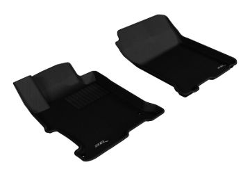 Picture of 3D MAXpider ACE Kagu-Front-Black Floor Mats - L1HD04811509