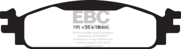 Picture of EBC Redstuff Brake Pad Sets - DP31825C
