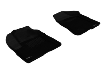 Picture of 3D MAXpider ACE Kagu-Front-Black Floor Mats - L1KA00911509