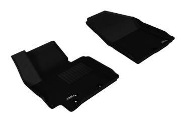 Picture of 3D MAXpider ACE Kagu-Front-Black Floor Mats - L1KA02011509