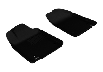 Picture of 3D MAXpider ACE Kagu-Front-Black Floor Mats - L1LX00011509