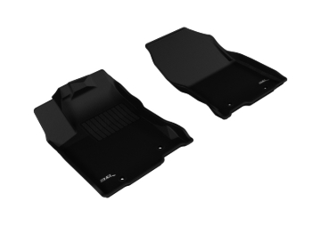 Picture of 3D MAXpider ACE Kagu-Front-Black Floor Mats - L1LX05111509