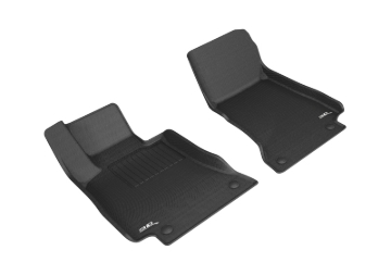 Picture of 3D MAXpider ACE Kagu-Front-Black Floor Mats - L1MB10311509