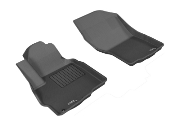 Picture of 3D MAXpider ACE Kagu-Front-Black Floor Mats - L1MT01011509