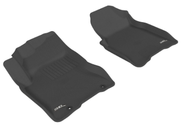 Picture of 3D MAXpider ACE Kagu-Front-Black Floor Mats - L1NS02911509