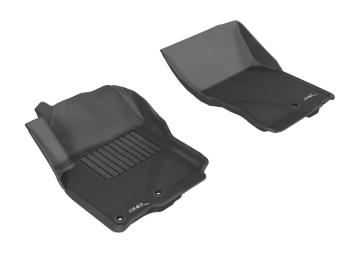 Picture of 3D MAXpider ACE Kagu-Front-Black Floor Mats - L1NS06111509