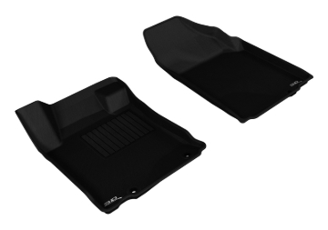 Picture of 3D MAXpider ACE Kagu-Front-Black Floor Mats - L1NS07311509