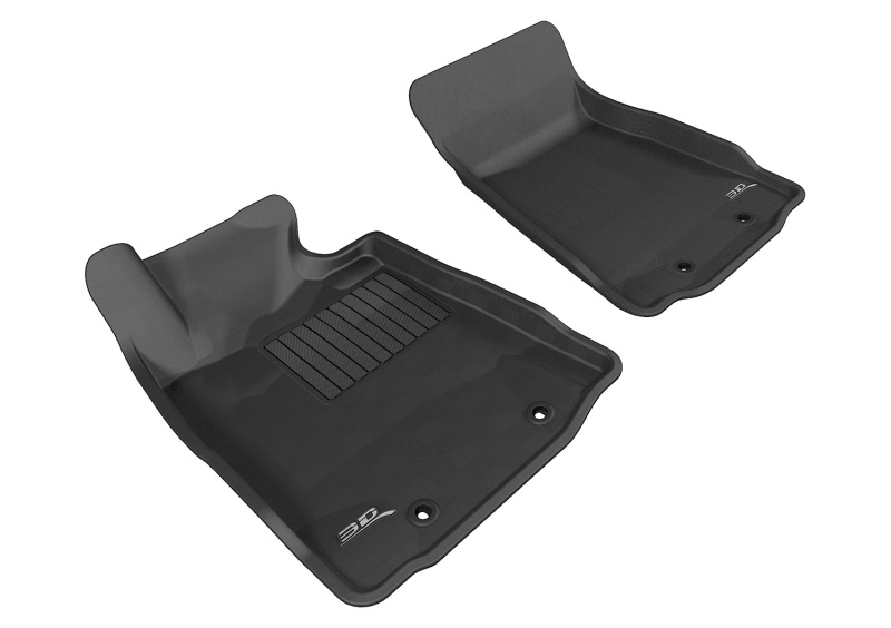 Picture of 3D MAXpider ACE Kagu-Front-Black Floor Mats - L1NS03811509