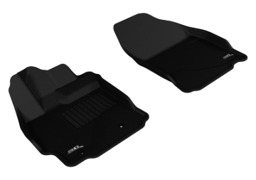 Picture of 3D MAXpider ACE Kagu-Front-Black Floor Mats - L1SC00411509