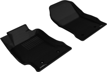 Picture of 3D MAXpider ACE Kagu-Front-Black Floor Mats - L1SC00211509
