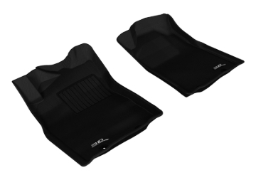 Picture of 3D MAXpider ACE Kagu-Front-Black Floor Mats - L1TY09111509