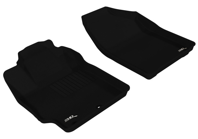 Picture of 3D MAXpider ACE Kagu-Front-Black Floor Mats - L1TY09511509