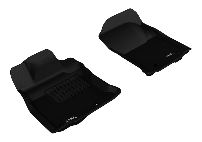 Picture of 3D MAXpider ACE Kagu-Front-Black Floor Mats - L1TY12811509