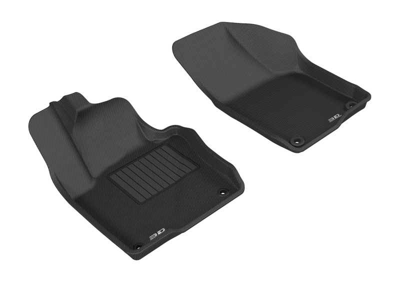 Picture of 3D MAXpider ACE Kagu-Front-Black Floor Mats - L1VW05511509