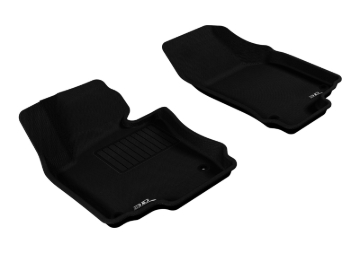 Picture of 3D MAXpider ACE Kagu-Front-Black Floor Mats - L1VW00811509
