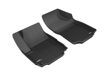Picture of 3D MAXpider ACE Kagu-Front-Black Floor Mats - L1GM02311509