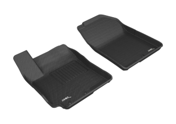 Picture of 3D MAXpider ACE Kagu-Front-Black Floor Mats - L1HY08611509