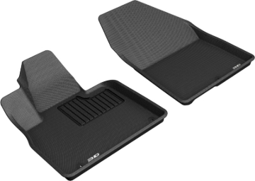 Picture of 3D MAXpider ACE Kagu-Front-Black Floor Mats - L1HY09311509