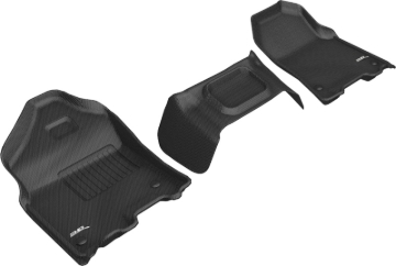 Picture of 3D MAXpider ACE Kagu-Front-Black Floor Mats - L1DG02711509