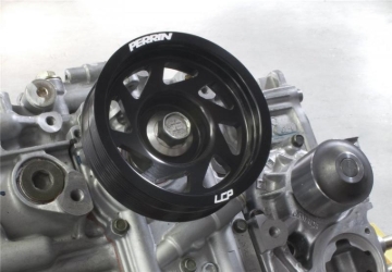 Picture of PERRIN 93-14 Subaru Impreza (Incl. 02-14 WRX) / 04-21 STI Lightened Crank Pulley - Black