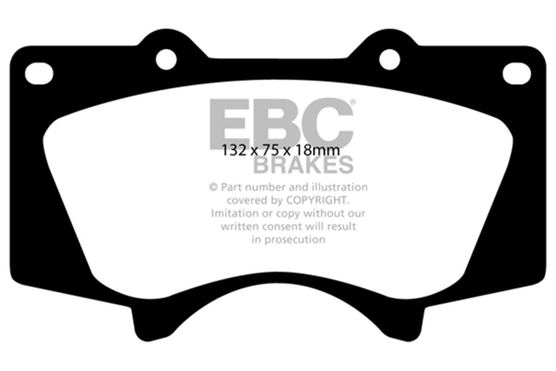 Picture of EBC Greenstuff Brake Pad Sets - DP61657