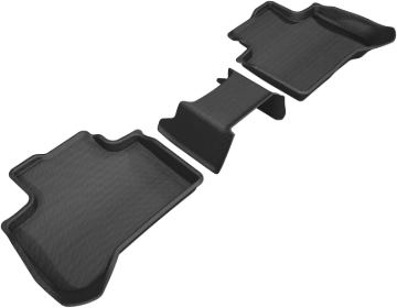 Picture of 3D MAXpider ACE Kagu-Rear-Black Floor Mats - L1BM09221509