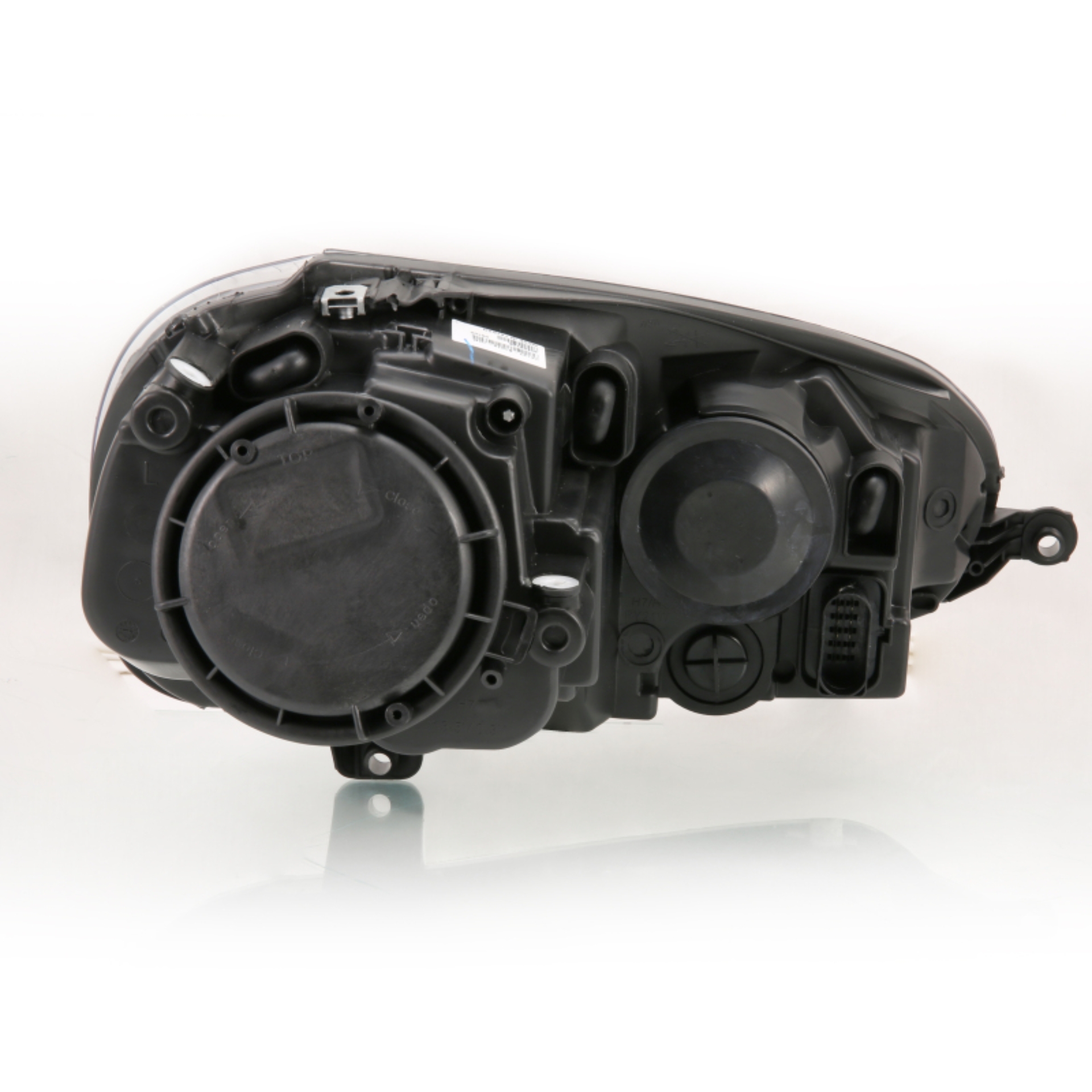 Picture of ANZO 2006-2009 Volkswagen Us Rabbit Crystal Headlight Black (Halogen Only)