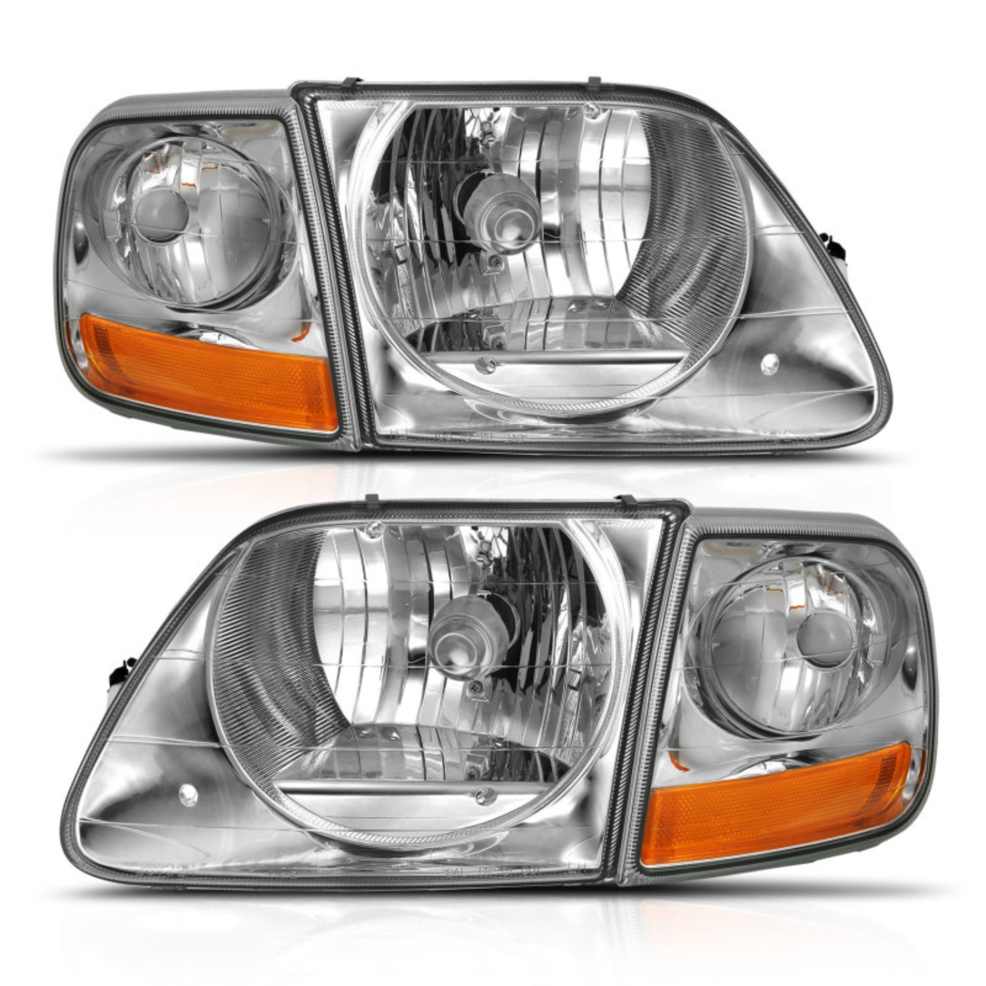 Picture of ANZO 1997-2003 Ford F-150 Crystal Headlight G2 Clear With Parking Light