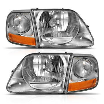 Picture of ANZO 1997-2003 Ford F-150 Crystal Headlight G2 Clear With Parking Light