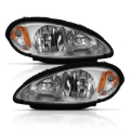 Picture of ANZO 2001-2005 Chrysler Pt Cruiser Crystal Headlight Chrome Amber (OE)